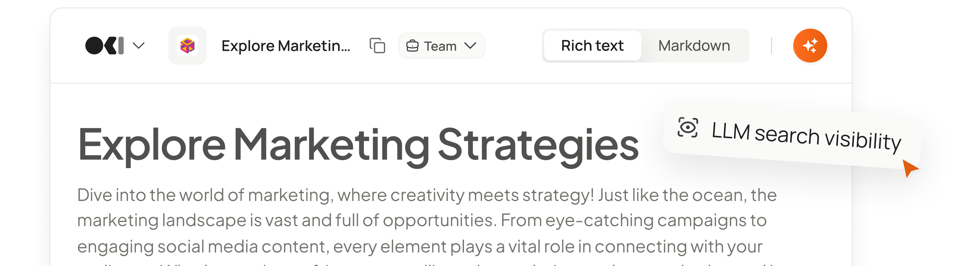 Winning content editor illustration